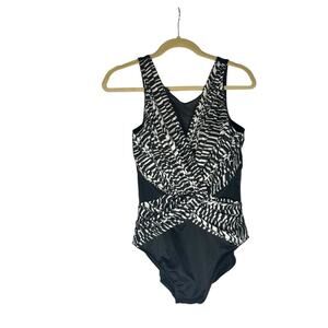 Black and White Women's Swimsuit